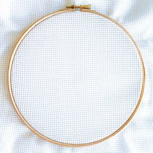 Aida 8 count white cross stitch fabric