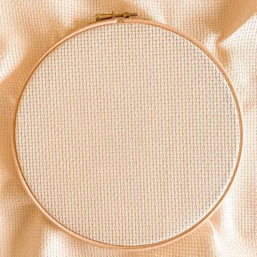 Aida 8 ecru cross stitch fabric