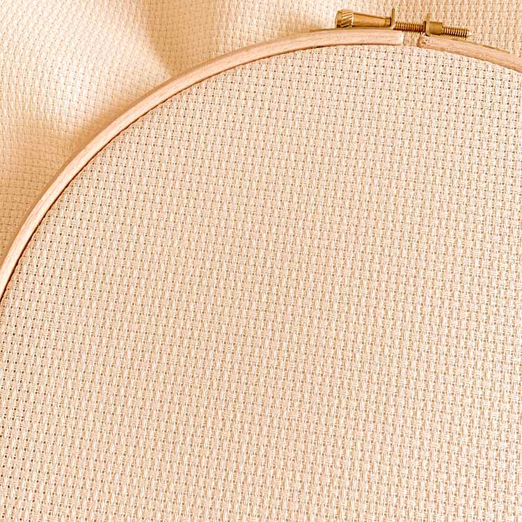 Aida 11 Ecru borduurstof voor kinderen