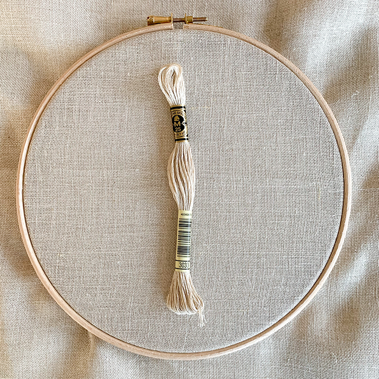 Cashel linnen 28 count sand