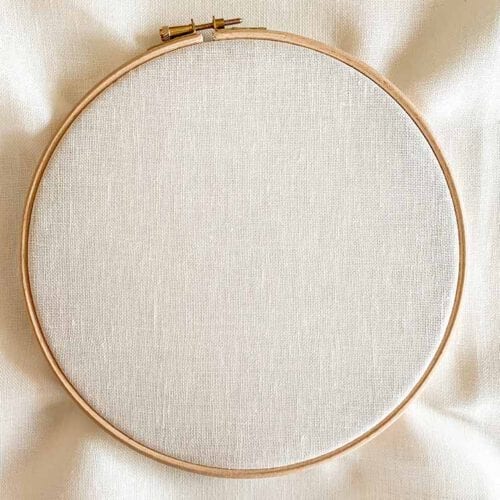 antique white 32 count embroidery linen