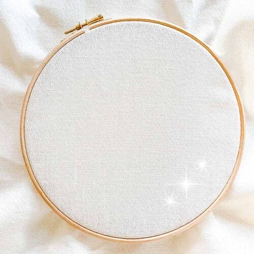 belfast white sparkle 32 count linen evenweave cross stitch fabric