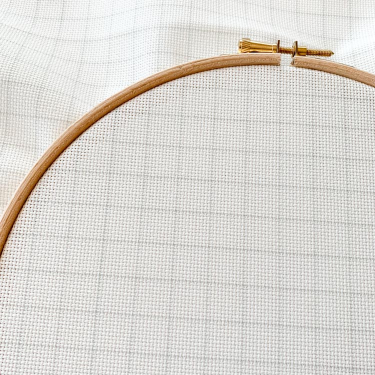 magic count witte Aida 20 count borduurstof die het borduren van grote kruissteekpatronen heel makkelijk maakt