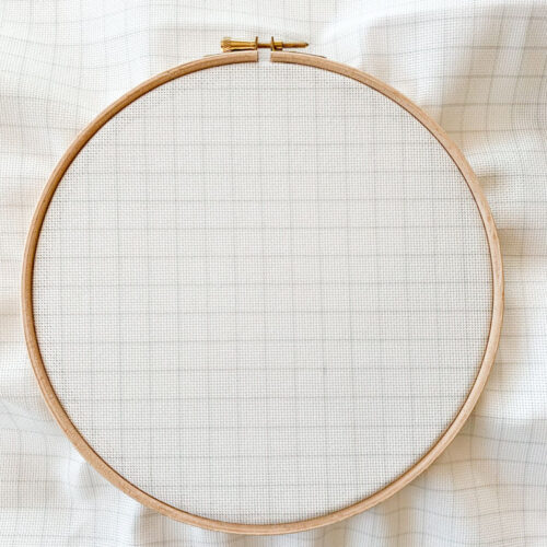 Aida 20 count magic count embroidery fabric makes cross stitch counting easy