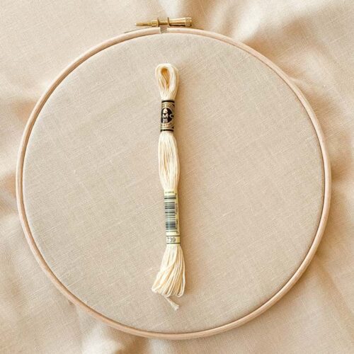 Newcastle linen 40 count dune eveneweave cross stitch fabric