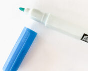 blue water erasable marker prym