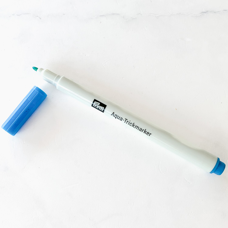 blue water erasable marker prym