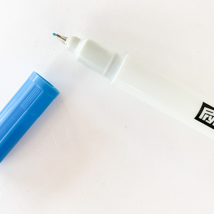 Extra fine water erasable marker prym to transfer to light fabrics