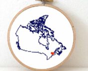 Stitchamap - Canada - map