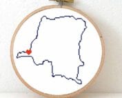 stitchamap - congo cross stitch pattern map