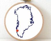 Greenland cross stitch pattern