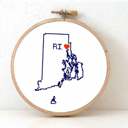 Stitchamap - Rhode Island