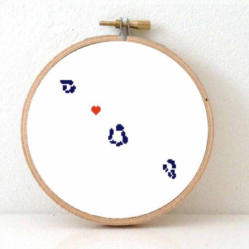 Tokelau kaart kruissteek patroon