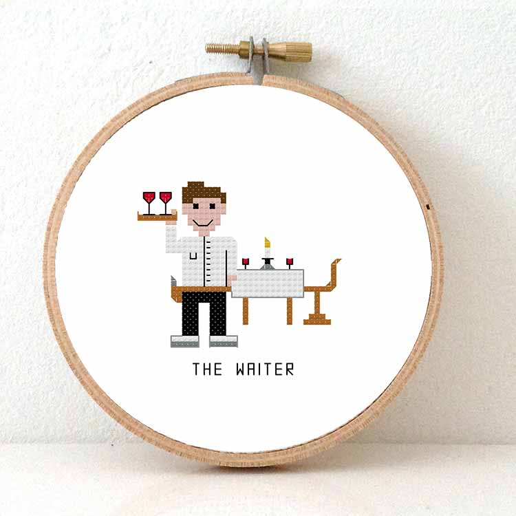 ober kruissteek patroon