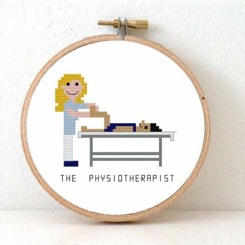 Kruissteek pakket Fysiotherapeut vrouw