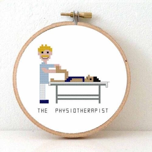 Kruissteek pakket Fysiotherapeut man