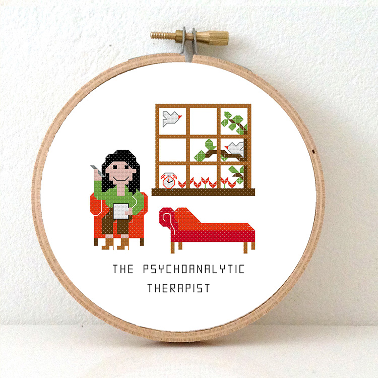 kado voor vrouwlijke psychoanalytisch therapeut