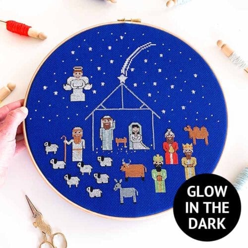 Christmas nativity cross stitch kit