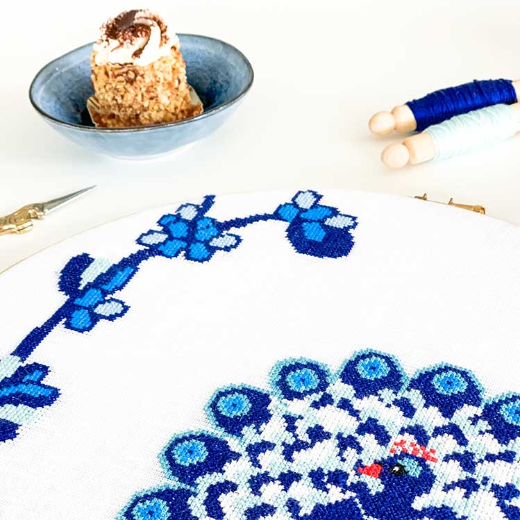 pauw kruissteek borduurpakket