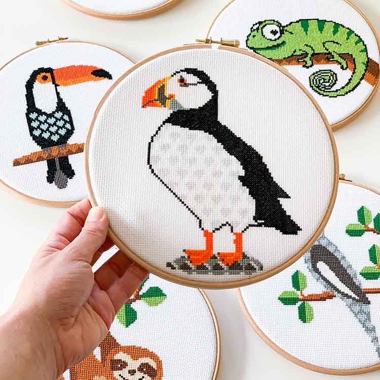 Animal cross stitch kits