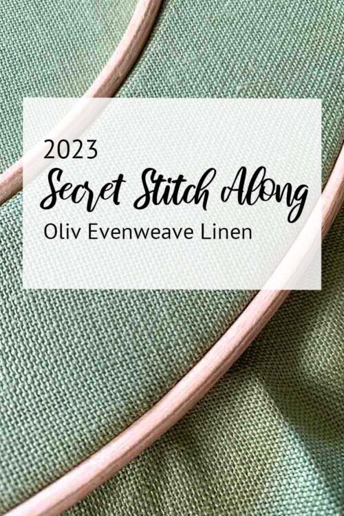 secret stitch along 2023 oliv linen