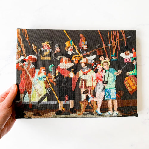 night watch cross stitch kit club geluk