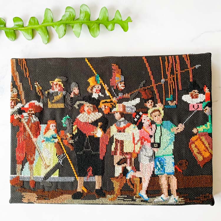 night watch cross stitch kit club geluk