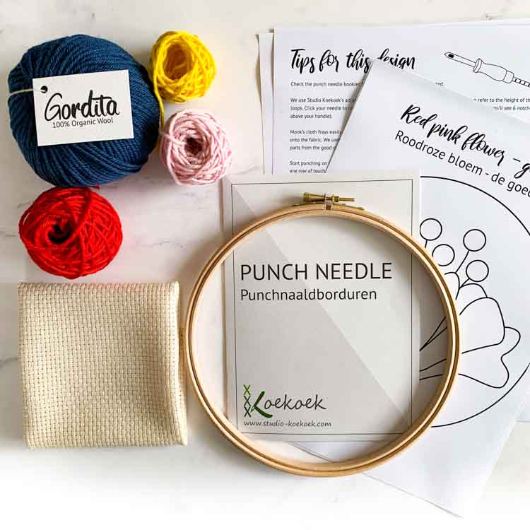 navulling punchpakket rode bloem