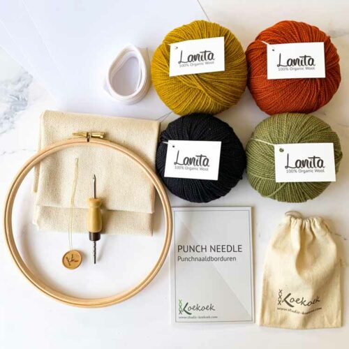 fall blend fine adjustable punch needle starter kit