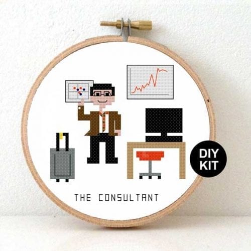 Kruissteek borduurpakket consultant