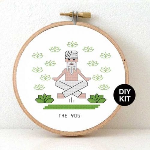 Cross Stitch Kit Yogi