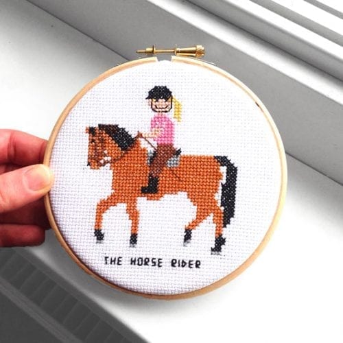 ruiter kruissteek patroon