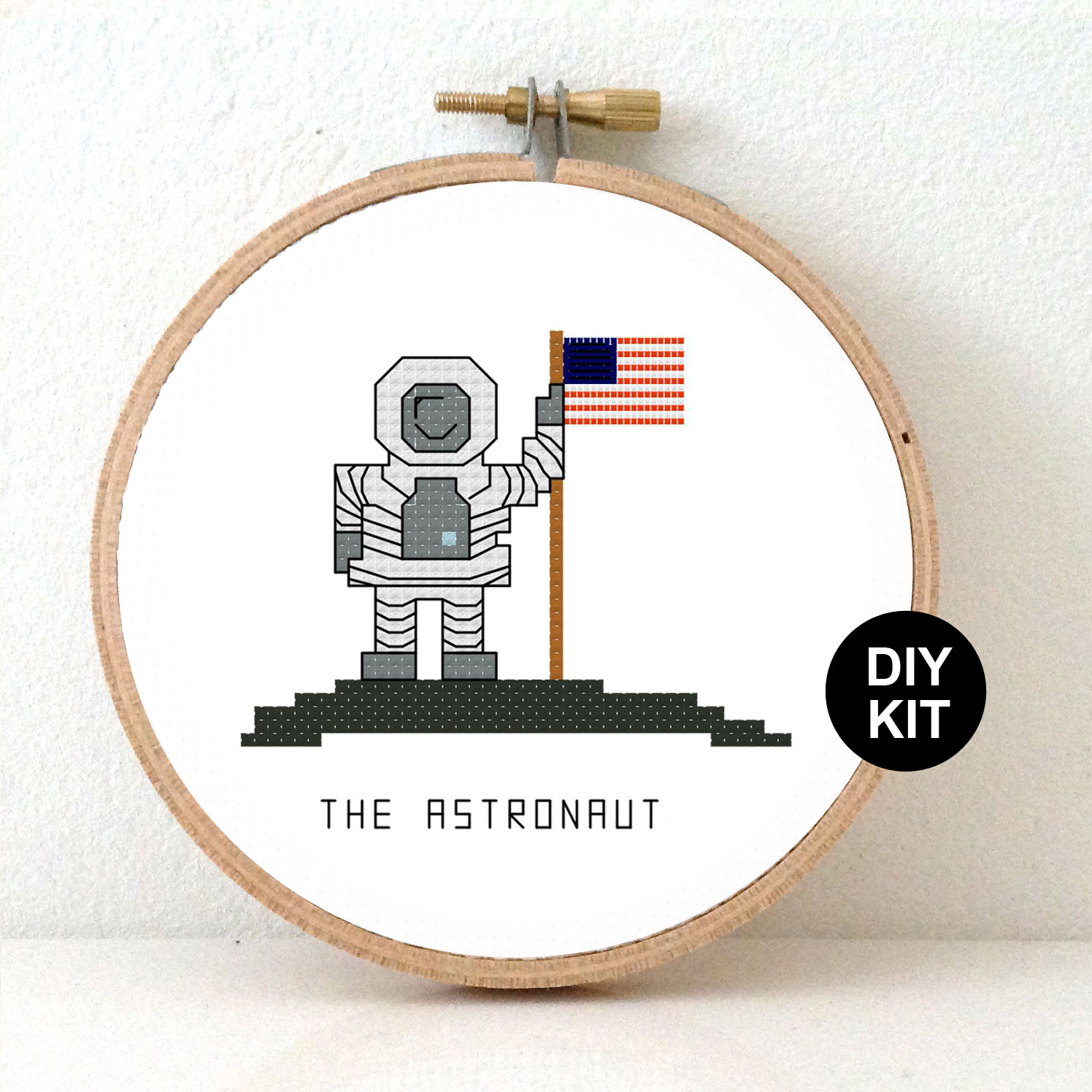 Astronaut kruissteek pakket