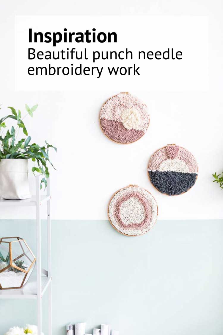 punch needle embroidery trending ideas to make