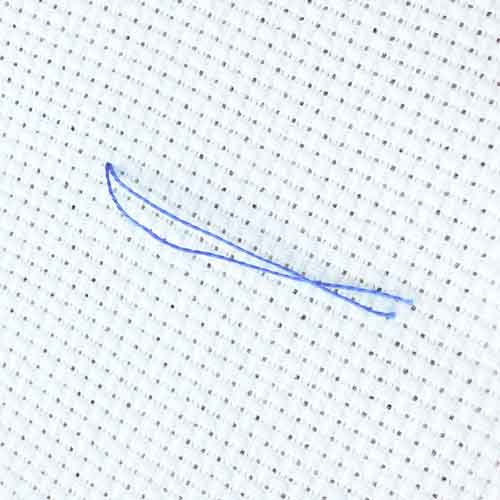 hoe je aanhecht met ingestopte steek tutorial stap 2 hoe je aanhecht met ingestopte steek tutorial stap 2