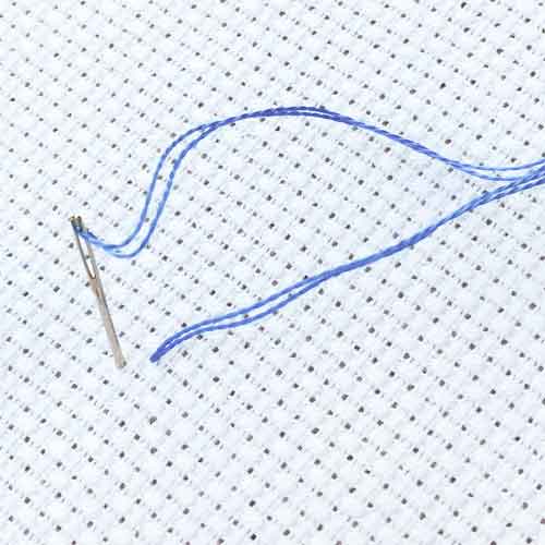 hoe je aanhecht met ingestopte steek tutorial stap 3 hoe je aanhecht met ingestopte steek tutorial stap 3