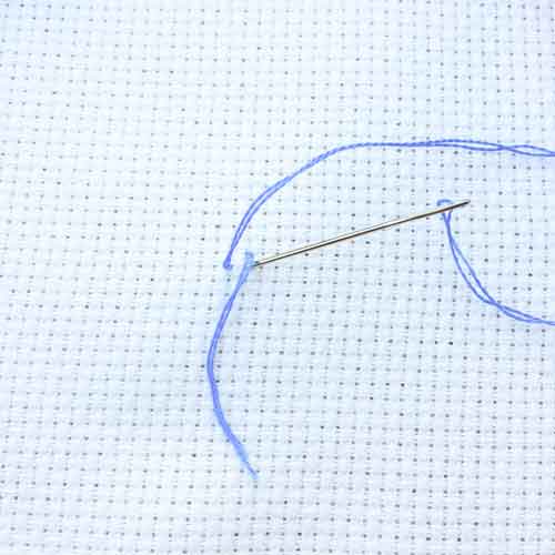 hoe je aanhecht met ingestopte steek tutorial stap 4 hoe je aanhecht met ingestopte steek tutorial stap 4