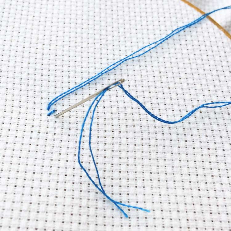 how to finish you confetti cross stitch