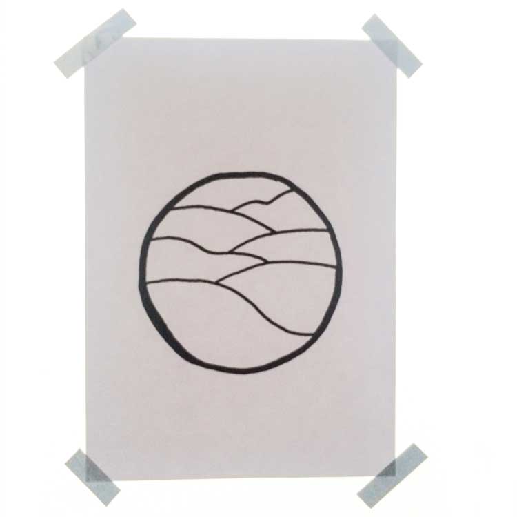 Hoe trek je een punchpatroon over op punchstof Hoe trek je een punchpatroon over op punchstof