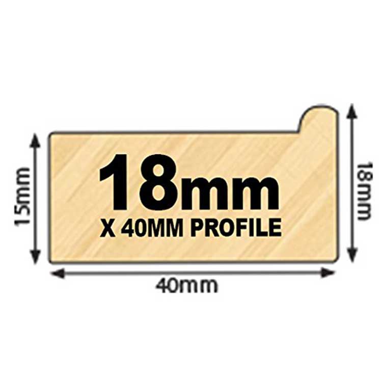 Profiel van canvas spanbalken voor punchen Houten frame voor punchen