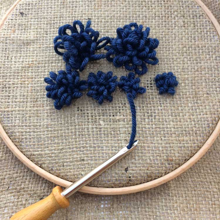 Ruwe jute punch borduurstof basisstof canvas tapijt maken knopen