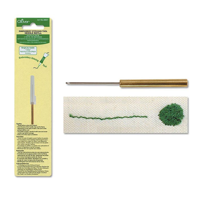 Clover punchnaald 1ply navulnaald