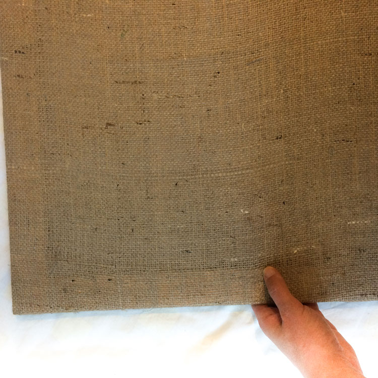 voorkant van een leeg punch canvas Voorkant van het punch canvas