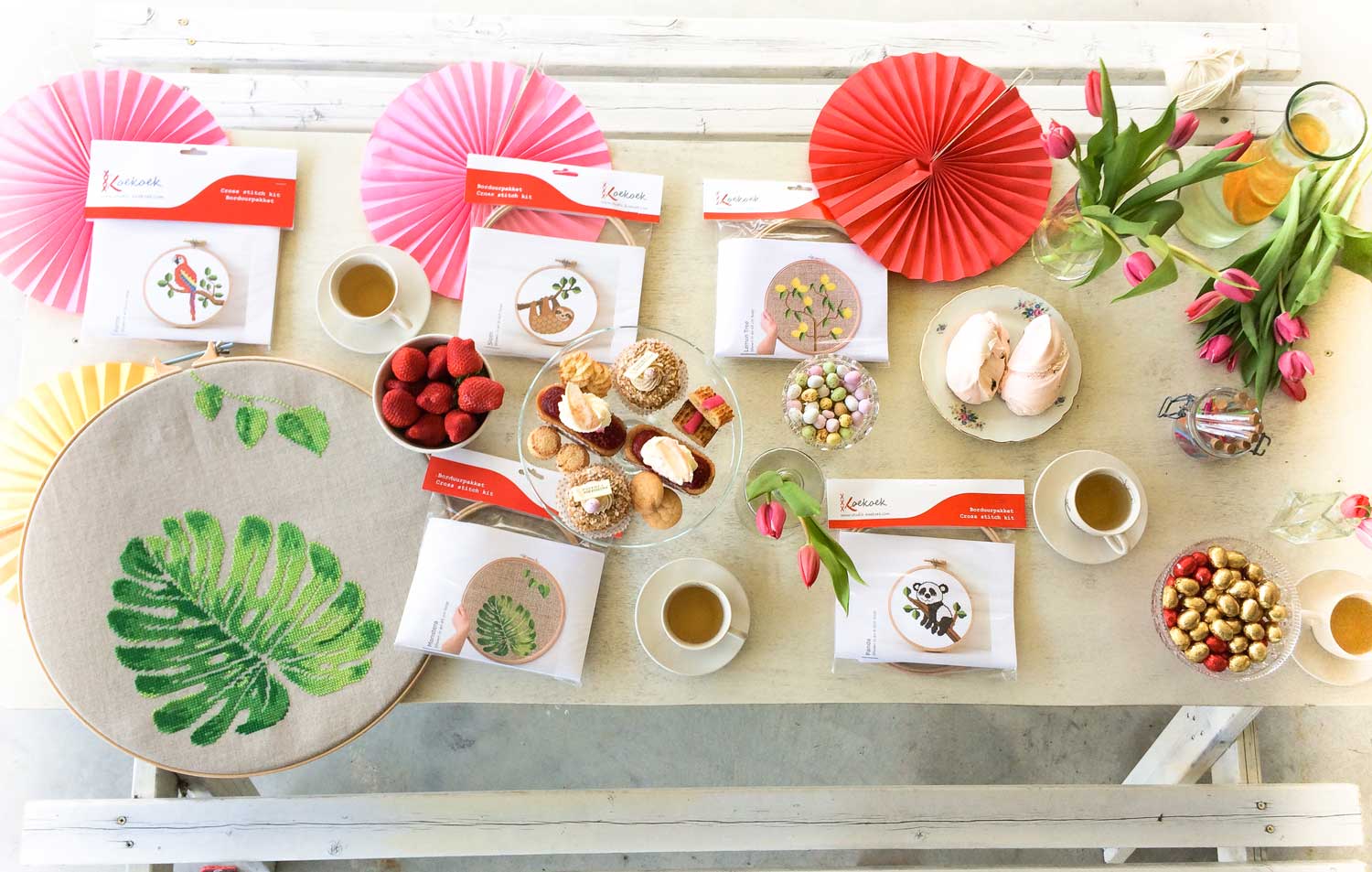 Cross stitch craft party Cross Stitch Craft Party