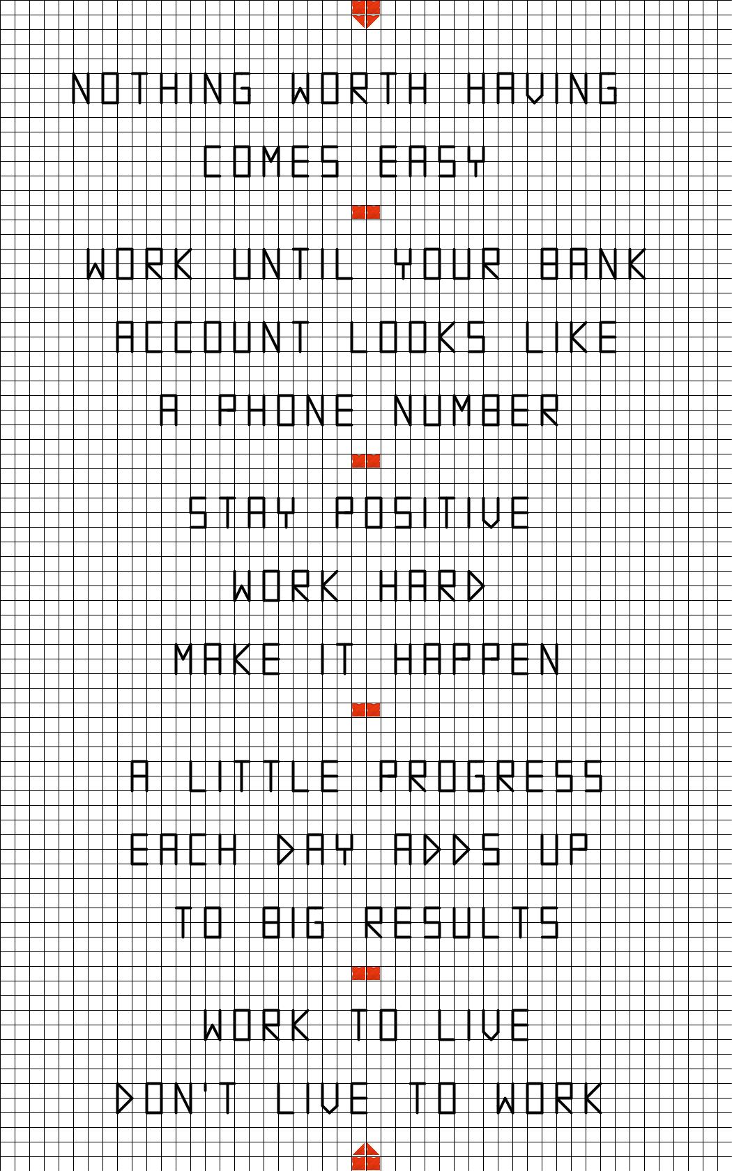 kruissteek borduren quotes voor onze stitch a job collectie Studio Koekoek mini kruissteek borduren alfabet