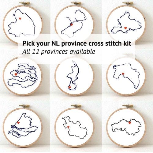 kies je nl provincie kruissteek borduurpakket