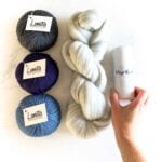 Blue berry gray weven garenpakket ecologisch