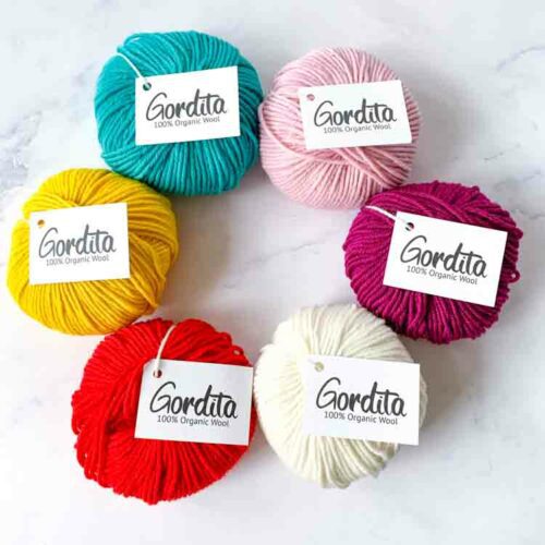 yarn pack 6 colors gordita ecological wool-4