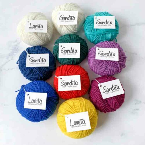 large yarn pack 10 x lanita and gordita