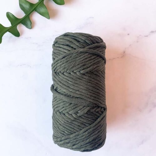 groen macrame touw